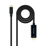 Cabo Conversor Nanocable USB - C > HDMI 1.4 4K@30HZ 3 M Preto