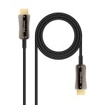 Cabo HDMI V2.1 AOC Nanocable 8K@60Hz 4K@120Hz 48Gbps A/M - A/M 20 m Preto