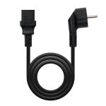 Cabo de Alimentação Nanocable CEE7/M - C13/F 2M Preto