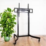 Suporte de Chão Amovível p/ TV 55 a 100 Máx. 120Kg (Preto) - TOOQ