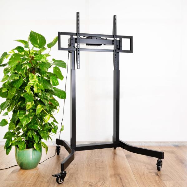 Suporte de Chão Amovível p/ TV 55 a 100 Máx. 120Kg (Preto) - TOOQ