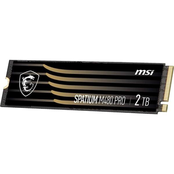 Disco SSD M.2 2280 Spatium M480 Pro 2TB 3D NAND NVMe - MSI