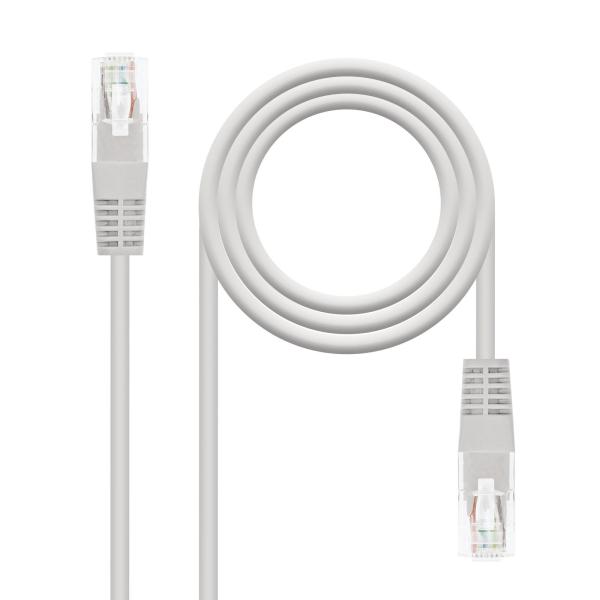 Cabo de Rede RJ45 Cat6 U/UTP (UTP) Cinzento (25metros) - NANOCABLE