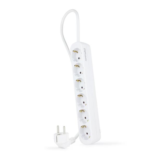 Régua Nanocable 6 Tomadas 1.4 M Branco