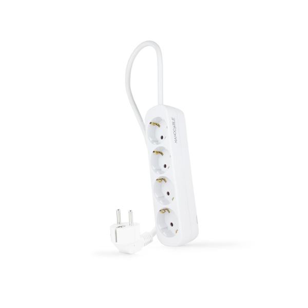 Régua Nanocable 4 Tomadas 1.4 M Branco