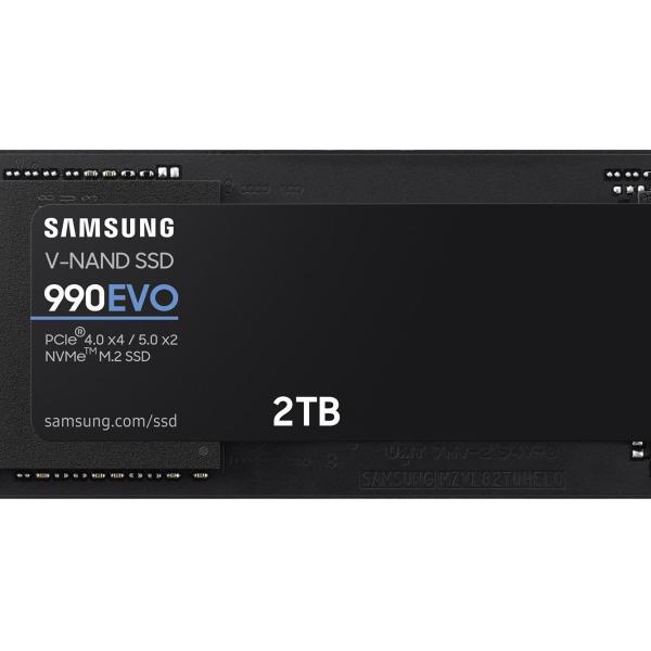 Disco SSD M.2 2280 990 Evo 2TB TLC V - NAND NVMe PCIe Gen 5.0x2 - SAMSUNG