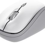 Rato Ótico RF Wireless + Bluetooth Yvi+ 1600DPI (Branco) - TRUST