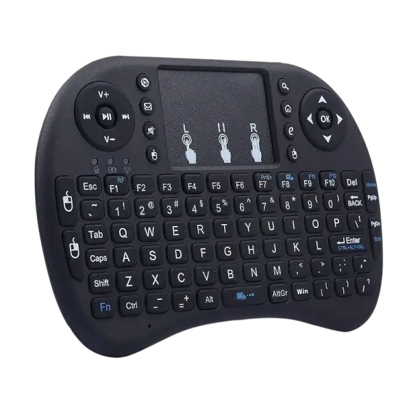 Mini teclado compacto com touchpad integrado