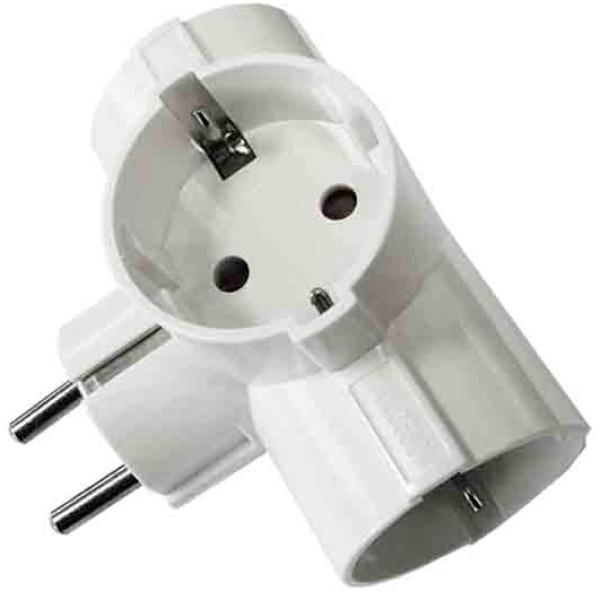 Tomada Tripla c/ Terra 16A 250V