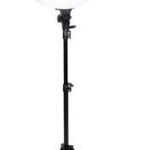 Pack Candeeiro LED c/ Espelho + Tripé Extensível (2 mts) p/ Estúdio Fotográfico