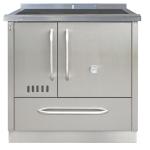 Fogão a Lenha Aquila Inox c/ Tampo de Vidro - ALPIS