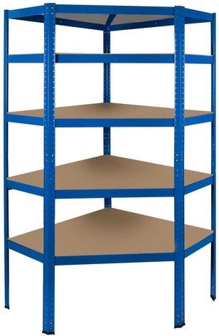 Estante/Rack de Canto (180 x 90 x 40 x 40 x 40 cm) c/ Capacidade de Carga até 875Kg - MALATEC