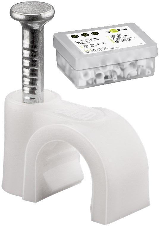 Emb. Abraçadeiras 6mm c/ Prego (100 pcs)