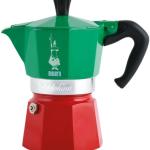 Cafeteira La Mokina Italiana 0,5L (Verde/Vermelho) - BIALETTI