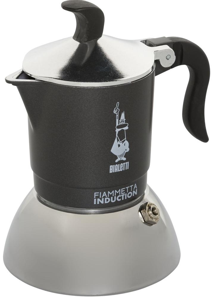 Cafeteira Italiana Fiammetta Induction 0,13L (Cinzento/Prateado) - BIALETTI
