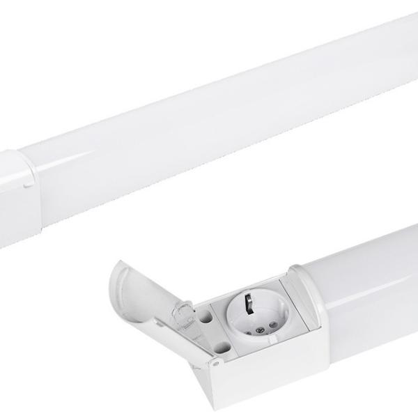 Armadura Estanque LED 15W 6000K 1350Lm (1 metro) c/ Tomada Schuko - GSC