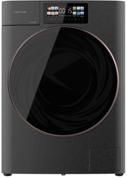 Máquina de Lavar Roupa DressCode 9950 Autodose Inverter 3D Steel 9Kg 1400RPM (Inox) - CECOTEC