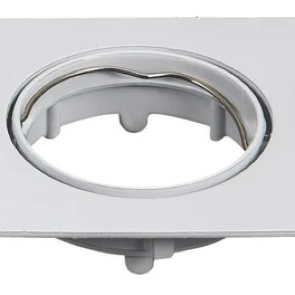 Aro Quadrado Ajustável em Branco p/ Lampadas MR16 - GU10