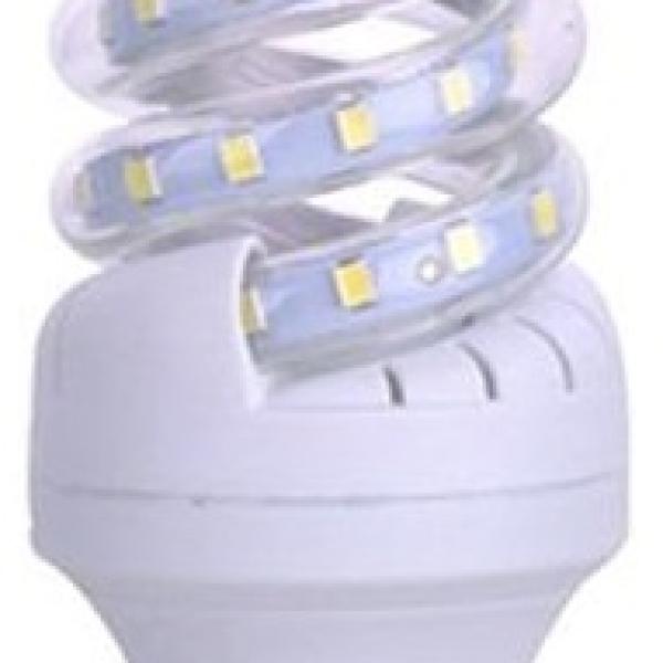 Lampada LED Espiral 220V E27 B5 7W Branco F. 6000K 360º 660Lm