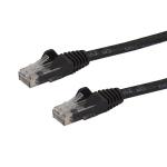 Cabo de rede rígido UTP Categoria 6 Startech Cable de Red Cat6 con Conectores Snagless RJ45 - 30,4m Negro Preto