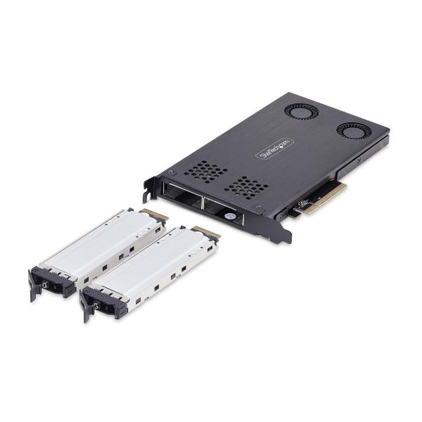 Adaptador para Disco Rígido Startech 2M2-REMOVABLE-PCIE Preto