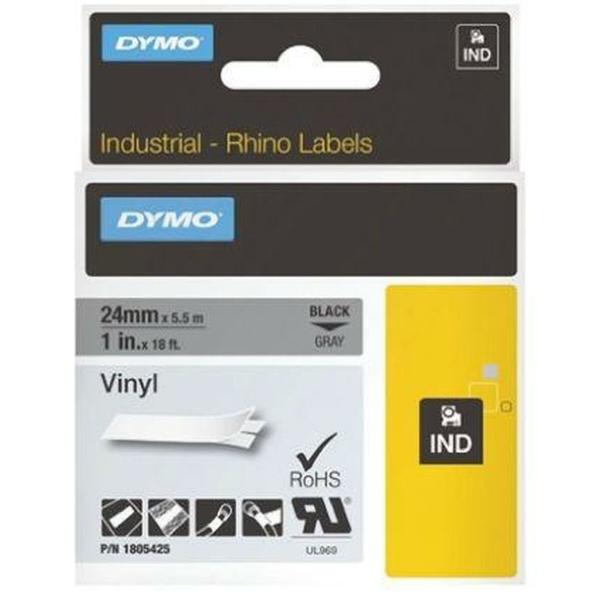 Cinta laminada para máquinas rotuladoras Dymo ID1-12 Branco Preto 12 mm x 5,5 m