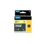 Cinta laminada para máquinas rotuladoras Dymo Nylon Flexible IND Multicolor Preto/Amarelo