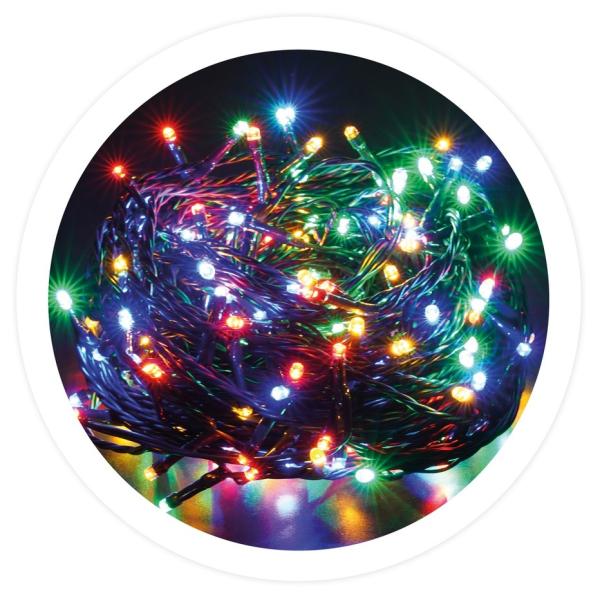 Serie 50 LED´s RGB Natal 220V c/ Efeitos (5 mts) - GSC