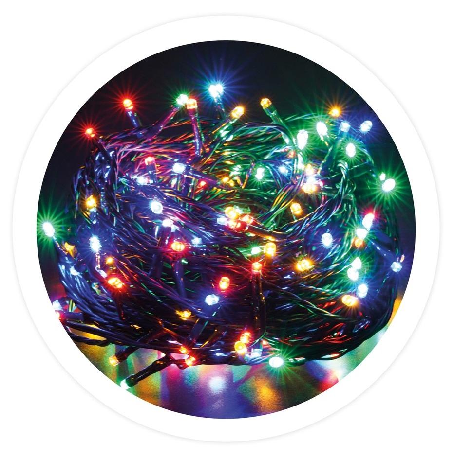 Serie 50 LED´s RGB Natal 220V c/ Efeitos (5 mts) - GSC
