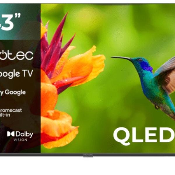 Smart TV QLED 43 V4 Series VQU40043 4K UHD Google TV - CECOTEC