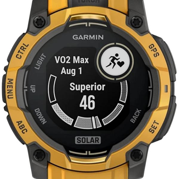Smartwatch Instinct 3 Solar 50mm (Sunburst) - GARMIN