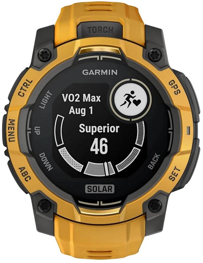 Smartwatch Instinct 3 Solar 50mm (Sunburst) - GARMIN