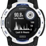 Smartwatch Instinct 3 Solar 50mm (Branco/Preto) - GARMIN
