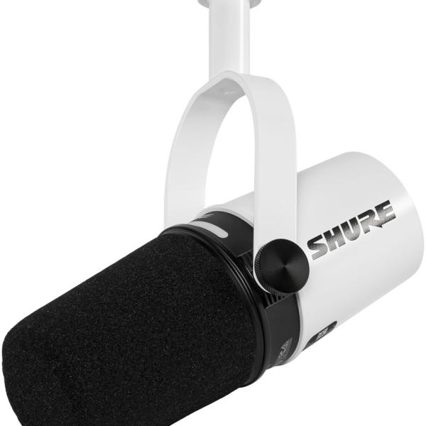 Microfone Estúdio MV7+ - W (Branco) - SHURE