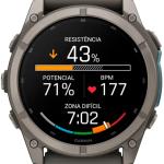 Smartwatch Fenix 9 51mm Wi - Fi GPS (Cinzento Pedra) - GARMIN
