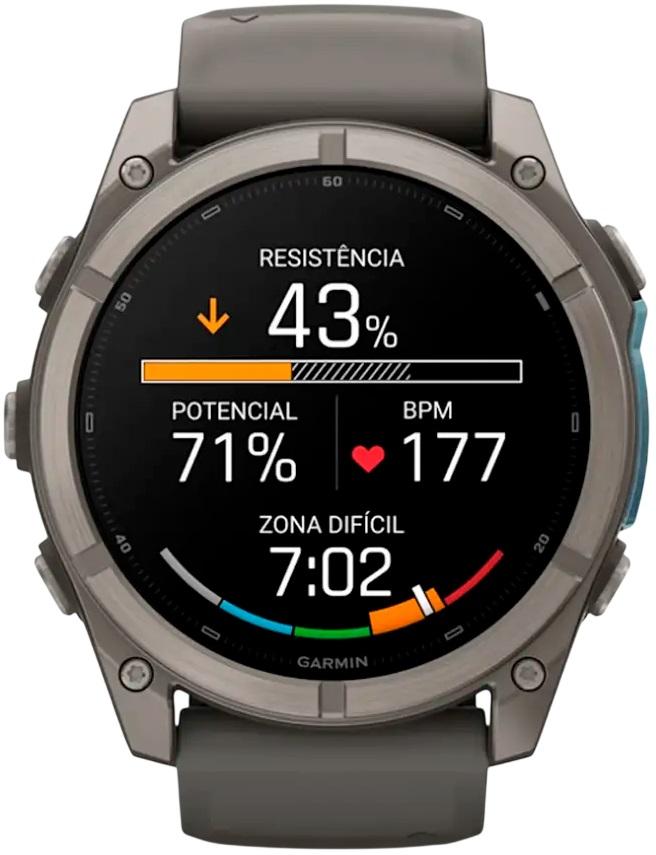 Smartwatch Fenix 9 51mm Wi - Fi GPS (Cinzento Pedra) - GARMIN