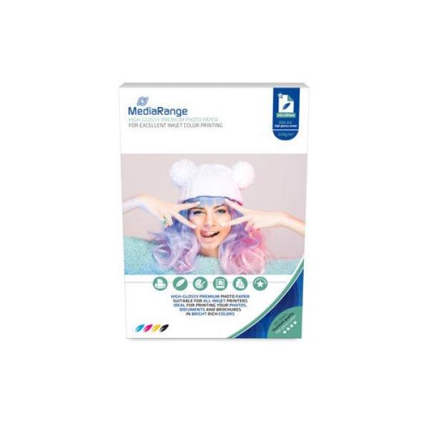 MEDIARANGE PHOTO PAPER MRINK103 A4 BRILLO
