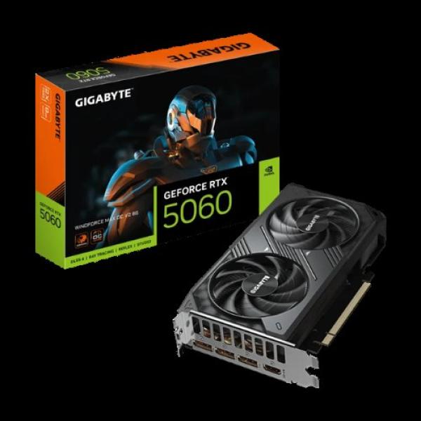 TARJETA GRÁFICA GIGABYTE RTX 5060 WINDFORCE MAX OC V2 8GB