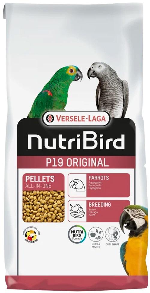 Granulado p/ Papagaios/Araras NutriBird P19 Original (10Kg) - VERSELE - LAGA