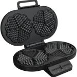 Máquina de Waffles Coração 1200W (Preto) - PRINCESS
