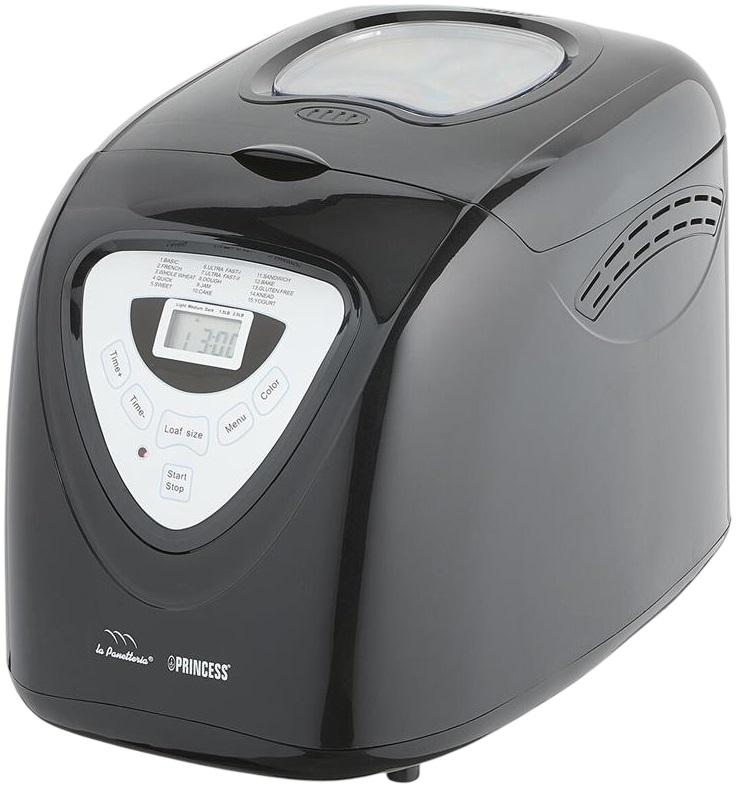 Máquina de Fazer Pão 600W (Preto/Prateado) - PRINCESS
