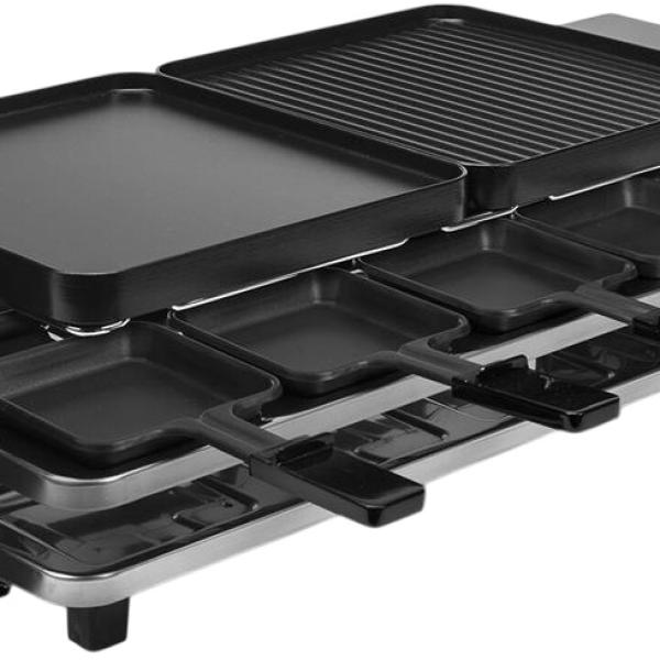 Grelhador Elétrico Raclette Piano 8 1200W (Preto) - PRINCESS