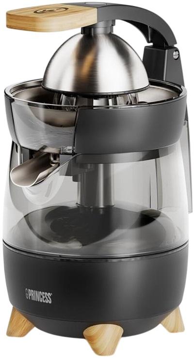 Espremedor Pure Elétrico 1L 300W (Preto/Madeira) - PRINCESS