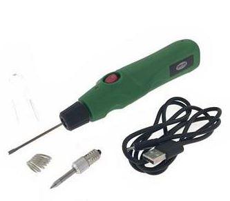 Ferro de Soldar/Cortar s/ Fios USB 3,6V 2Ah