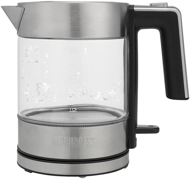 Jarro Elétrico Brighton 1L 2200W (Preto/Inox) - PRINCESS
