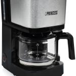 Máquina de Café de Filtro 600W 0,75L (Inox/ Preto) - PRINCESS