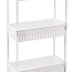 Estante/Rack Amovível 3 Níveis c/ Rodas (47 x 16,5 x 80cm)