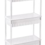 Estante/Rack Amovível 3 Níveis c/ Rodas (42 x 26 x 80cm)