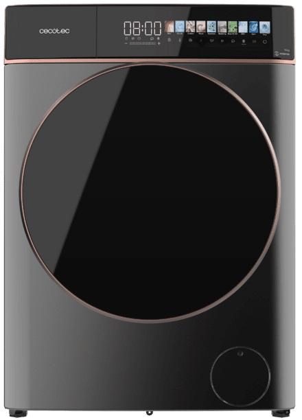 Máquina de Lavar Roupa Bolero DressCode 10900 Inverter FullColor Steel 10Kg 1400RPM - CECOTEC