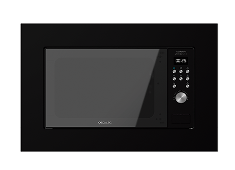 Microondas de Encastre GrandHeat 2000 Built - In 700W 20L (Preto) - CECOTEC